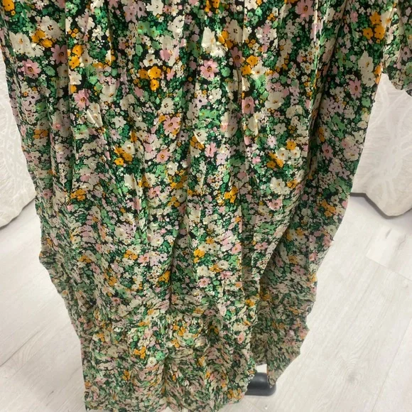 Who What Wear Multicolor Floral Long Sleeve Dress - Picture 6 of 10